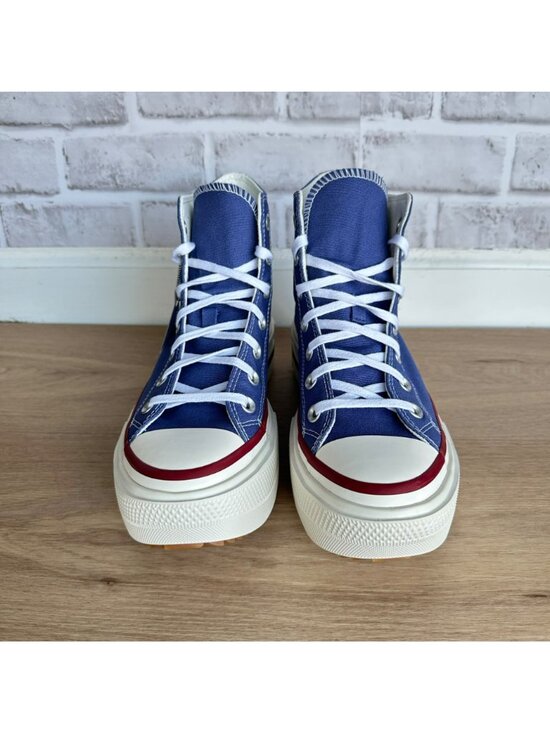 ⭐Converse Chuck Double Stack Platform 8 Men\'s shoes Sneaker Blue Purple A16064C main image 10